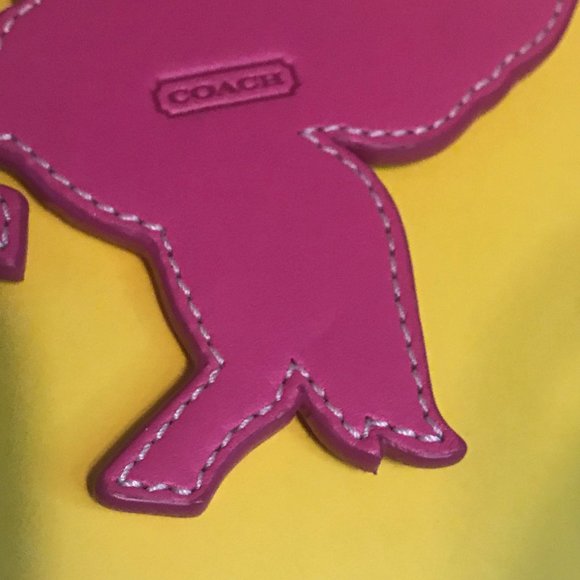 Coach Unicorn Pegasus Keychain Key Fob RARE - Picture 4 of 4